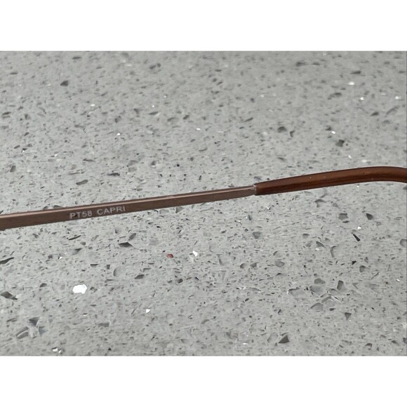 Capri Peachtree PT58 COFFEE 53-18-140 Brown Full Rim Eyeglasses Frames ONLY - Picture 7 of 14